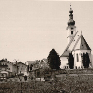 Kirche vor Pfarrheimbau Gemarkung Kay