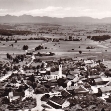 Alte Ansicht der Ortschaft Kay um 1960